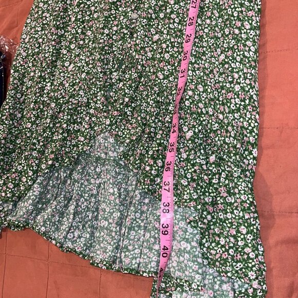 Rails Frida Strappy Summer Dress Green Floral Size Small S - Picture 9 of 12